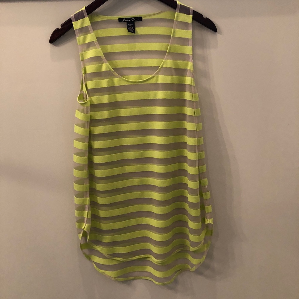 Kenneth Cole sheer tank